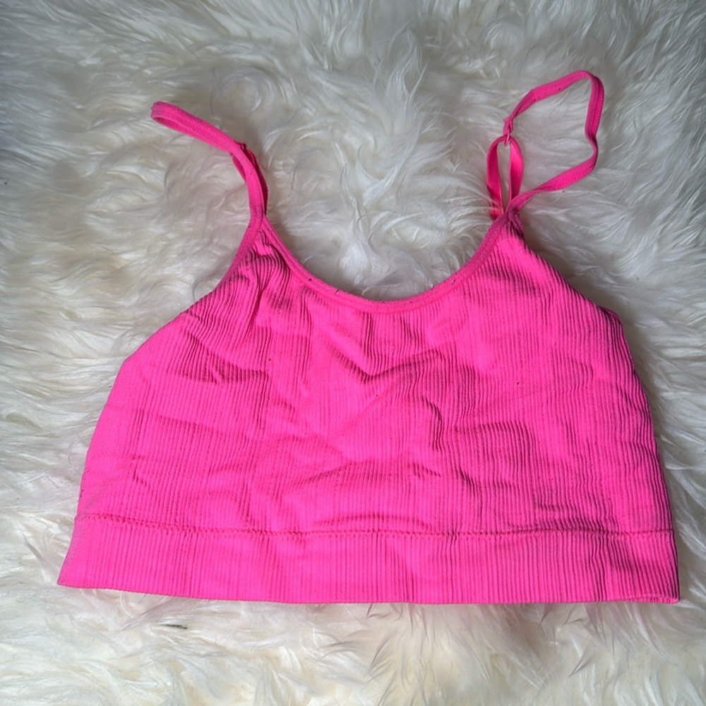 Pink Sport Lounge Bra